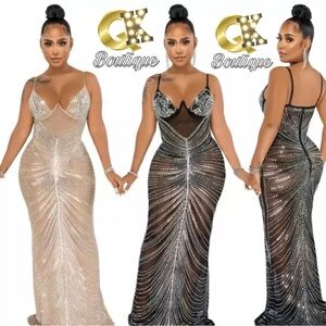 Glamorous Black Backless Dress